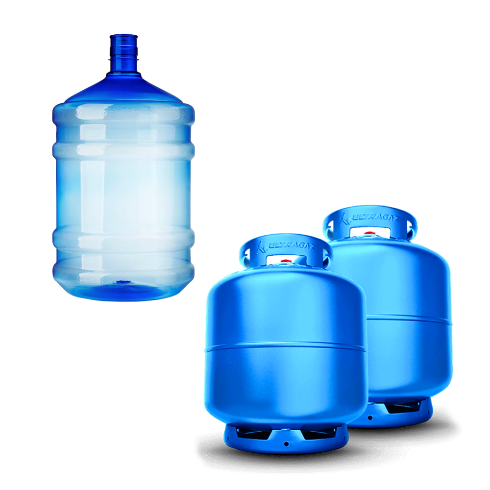 Kit 2 Gás + 1 Galão 20L